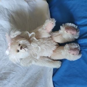 Joan Woessner Mohair Bear 12" Collectable with Tag Jointed